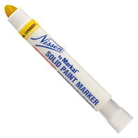 Solid Paint Marker, Yellow, 5/16 in, Medium