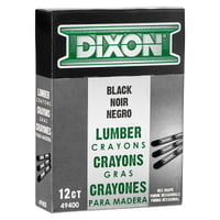 Lumber Crayons, 1/2 in X 4 3/4 in, Carbon Black