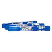 Lumber Crayons, 1/2 in X 4 1/2 in, Blue