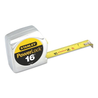 Powerlock® Tape Rules 3/4" Wide Blade, 3/4 in x 16 ft