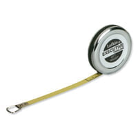 Executive® Diameter Pocket Measuring Tapes, 1/4 in x 6 ft, A19 Blade