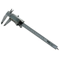 Digital/Fraction Electronic Caliper, 0-8 in, Stainless Steel