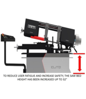 EHB-8VSM ELITE 8X14 MITERING BANDSAW