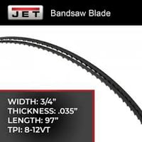 BLADE 3/4"x.035"x 97" x 8/12VT-HBS-814GH