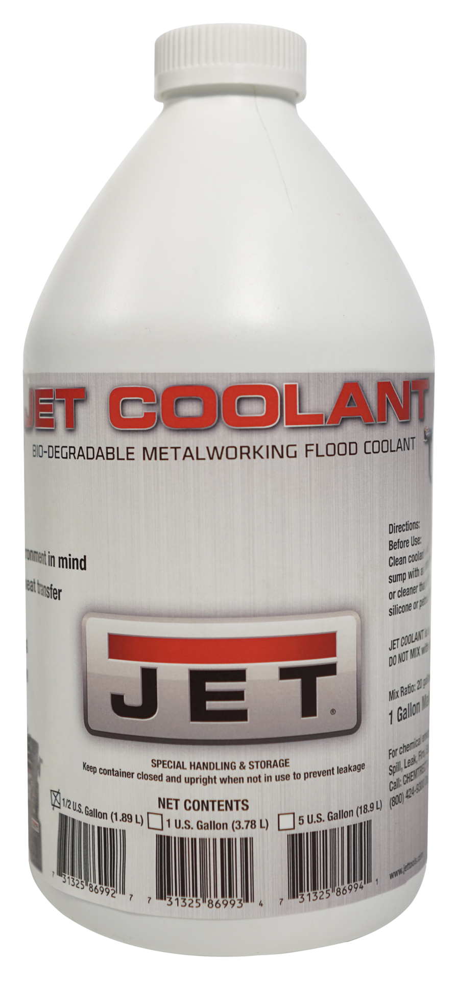 1/2 Gallon JET MW BIodegradeable Coolant