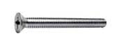 M3-0.5 x 30 PHILLIPS FLAT MACHINE SCREW DIN 965 STEEL Z