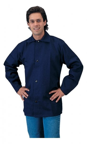 Westex INDURA Flame Resistant Jacket, Navy, 30" Length, 9 oz.