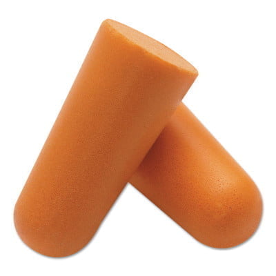 H10 Disposable Earplugs, Soft Foam, Orange, Uncorded - 200 Pairs