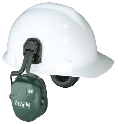 Thunder Earmuffs, 25 dB NRR, Dark Green, Cap Attached