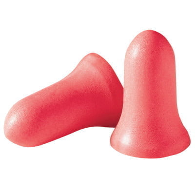 Max Disposable Earplugs, Foam, Coral, Uncorded - 200 Pairs