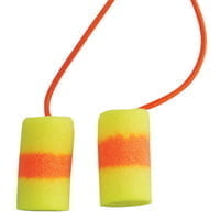 E-A-R Classic SuperFit 33 Foam Earplugs, PVC, Red/Yellow, Corded - 200 Pairs