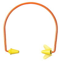 E-A-Rflex 28 Semi-aural Hearing Protectors, ABS, Polyurethane, Yellow, Banded - 10 PAIRS