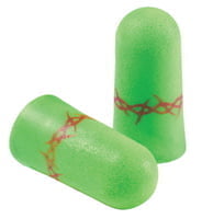 Next Tattoo Earplugs, Foam, Neon Green, Uncorded - 200 COUNT