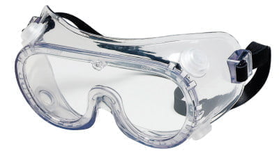 Protective Goggles, Clear/Clear, PVC, Chemical Resistant, Indirect Vent - Qty. 36