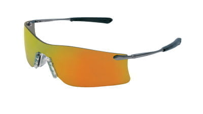 Rubicon Protective Eyewear, Fire Lens, Polycarbonate, Scratch-Resistant, Frame