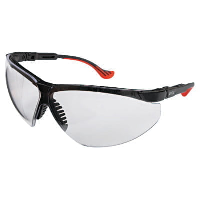 Genesis XC Eyewear, Clear Polycarbonate Hard Coat Lenses, Black Frame