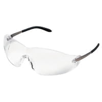 Blackjack Elite Protective Eyewear, Clear Lens, Polycarbonate, Chrome Frame - Qty. 12