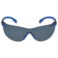 Solus 1000-Series Kit, Gray Lens, Polycarbonate, Anti-Fog, Black/Blue, Frameless - Qty. 20