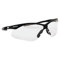 V30 Nemesis Safety Eyewear, Clear Hardcoated Lens, Black Frame