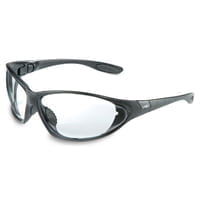 Seismic Sealed Eyewear, Clear Lens, Polycarbonate, Dura-Streme, Black Frame