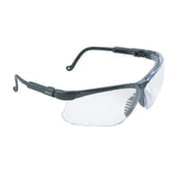 Genesis® Eyewear, Clear, Polycarbonate, Ultra-dura®, Black