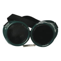 Cup Goggles, Hard Plastic, Green