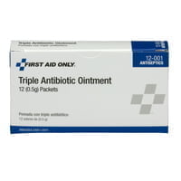 Triple Antibiotic Ointment, 0.5 g Individual Use Packets - 12 Count