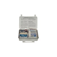 25-Person Weatherproof ANSI First Aid Kits, Weatherproof Plastic, Wall Mount