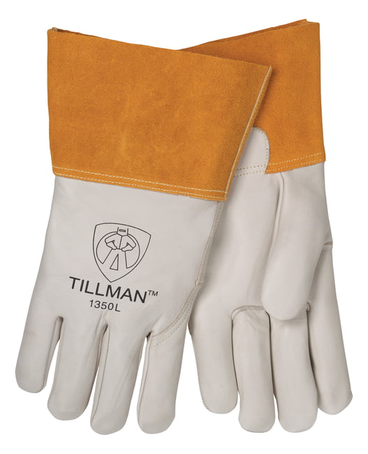 ANSI A 7 Top Grain Cowhide Welder Glove, Flexible Wing Thumb