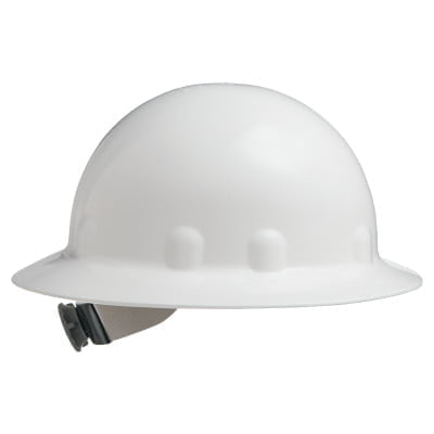 SuperEight Hard Hats, 8-Point Ratchet, E-1 Full Brim, White