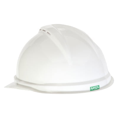 V-Gard 500 Protective Caps, 6 Point Fas-Trac, White