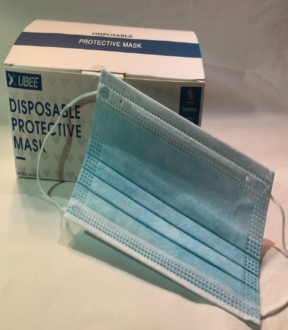 Standard Protective Face Mask - 50 per Box