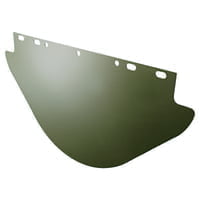 Unbound Visors For Fibre-Metal Frames, Dark Green, Visor, 19 x 9 3/4 in