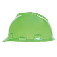 Hard Hats Caps V-Gard Protective Caps, Fas-Trac Ratchet, Cap, Bright Lime Green