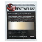 Gold Coated Filter Plate, Gold/12, 4.5 x 5.25, Polycarbonate