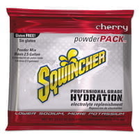 Powder Packs, Cherry, 23.83 oz, Pack, Yields 2.5 gal, QTY. 32