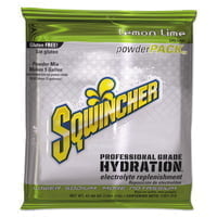 Powder Packs, Lemon-Lime, 47.66 oz, Pack, Yields 5 gal