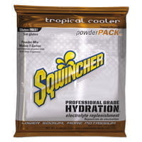 Powder Packs, Tropical Cooler, 47.66 oz, Pack, Yields 5 gal