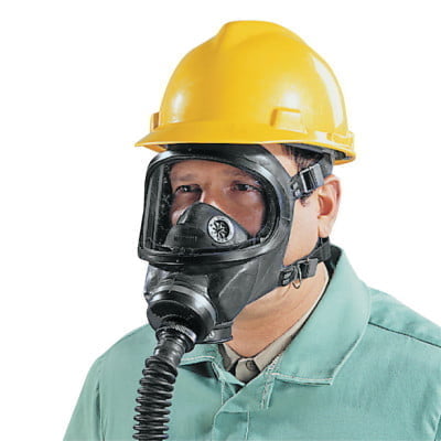 Gas Mask Facepiece,Ultravue Ultra Elite Full Facepiece Respirator, BK, 6/PK