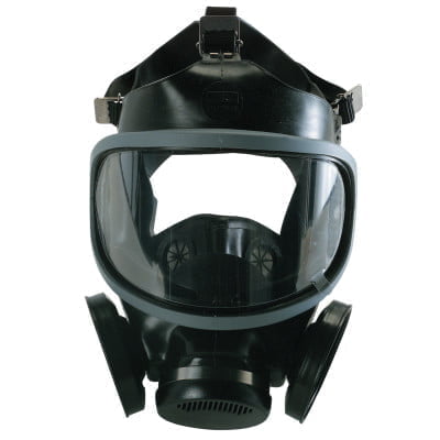 Ultra-Twin Full-Facepiece Respirator, Silicone, Particles and Gases