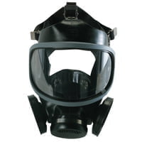 Ultra-Twin Full-Facepiece Respirator, Silicone, Particles and Gases