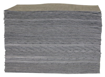 Universal Sorbent Pads, light-Weight, Absorbs 17 gal, 15 in x 17 in
