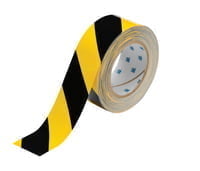 ToughStripe Floor Marking Tape, 2 in x 100 ft, Black/Yellow