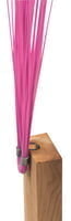 Safety Flags Pennants Marking Whiskers, 6 in Height, Plastic, Pink Glo - 1000 Count