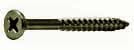 10 x 1 3/4 PHILLIPS FLAT DEEP THREAD SCREW BLACK