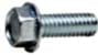 10-24 x 3/4 UNSLOTTED HEX MACHINE SCREW ZINC