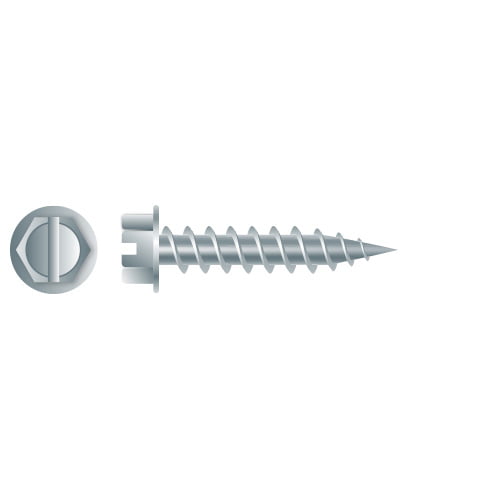 119155-100qty 8 x 3/4, 1/4" A.F., Zinc