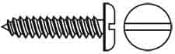 14 x 2 1/2 SLOTTED PAN SHEET METAL SCREW TYPE A Z