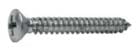 14 x 1 1/4 PHILLIPS OVAL SHEET METAL SCREW TYPE A Z