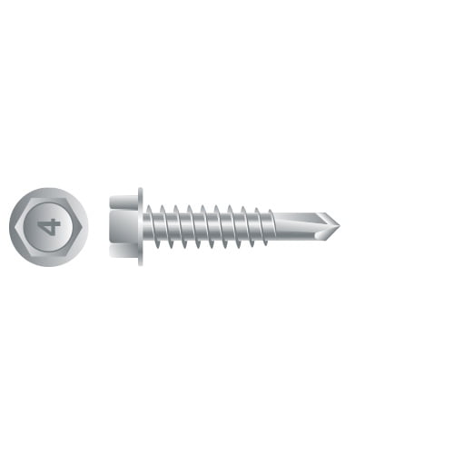 145018-100qty 10-16 x 3/4, 410 Stainless Steel